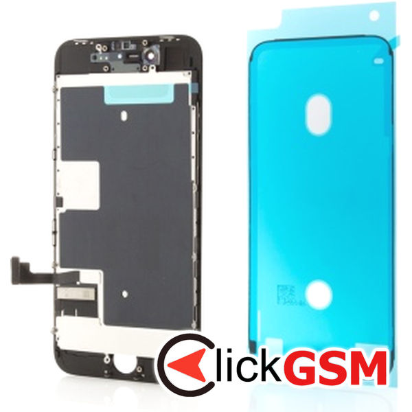 Piesa Display Original Cu Touchscreen Si Rama Negru Apple Iphone 8 Fgw