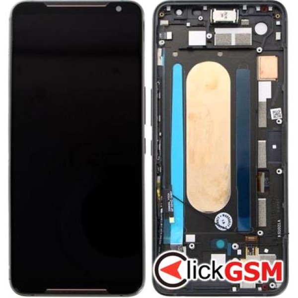 Piesa Display Original Cu Touchscreen Si Rama Negru Asus Rog Phone Ii 1g76