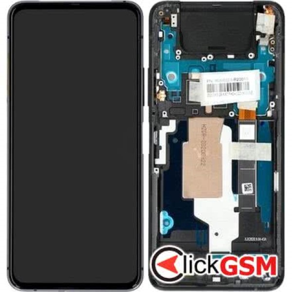 Piesa Display Original Cu Touchscreen Si Rama Negru Asus Zenfone 7 1g72