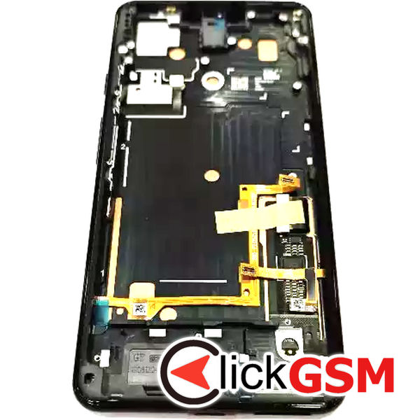 Piesa Display Original Cu Touchscreen Si Rama Negru Google Pixel 3 Xl 3h0u