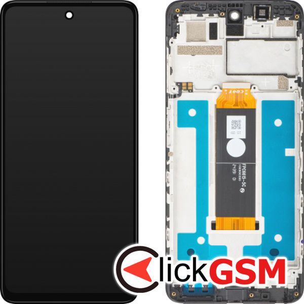 Piesa Display Original Cu Touchscreen Si Rama Negru Hmd Pulse.plus 1fg9
