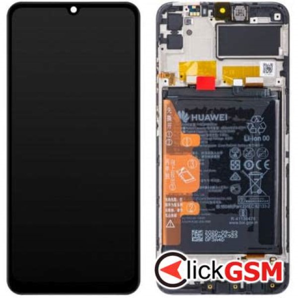 Piesa Display Original Cu Touchscreen Si Rama Negru Honor 9a 4yb7