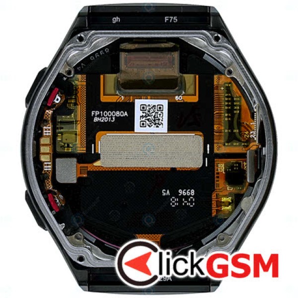 Piesa Piesa Display Original Cu Touchscreen Si Rama Negru Huawei Watch Gt2e 46mm 2hhk