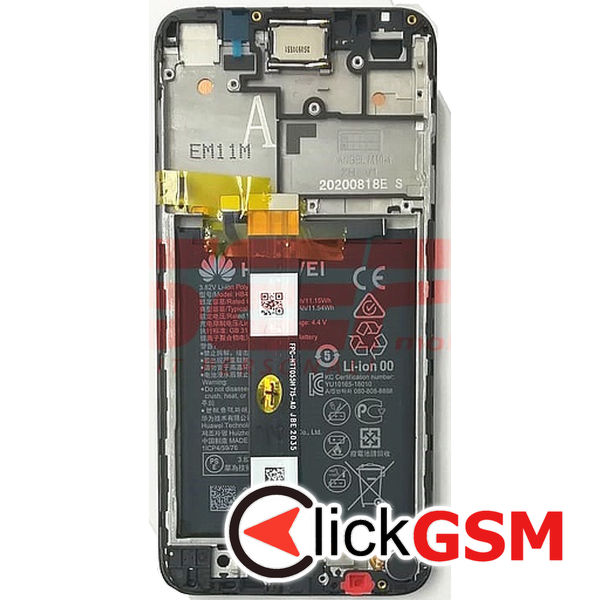 Piesa Piesa Display Original Cu Touchscreen Si Rama Negru Huawei Y5p 4pi7