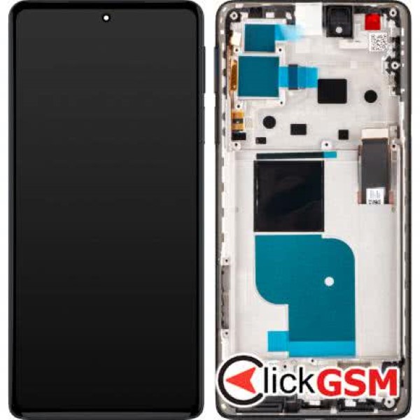 Piesa Piesa Display Original Cu Touchscreen Si Rama Negru Motorola Edge 30 Pro 1t09