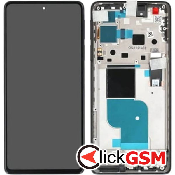 Piesa Display Original Cu Touchscreen Si Rama Negru Motorola Edge 30 Pro 2f7t