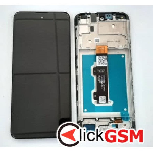 Piesa Display Original Cu Touchscreen Si Rama Negru Motorola Moto E30 2hgi