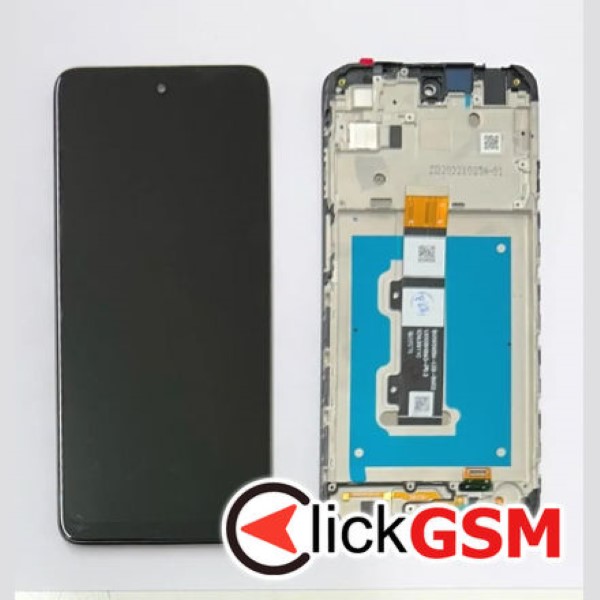 Piesa Display Original Cu Touchscreen Si Rama Negru Motorola Moto E32 3e0b