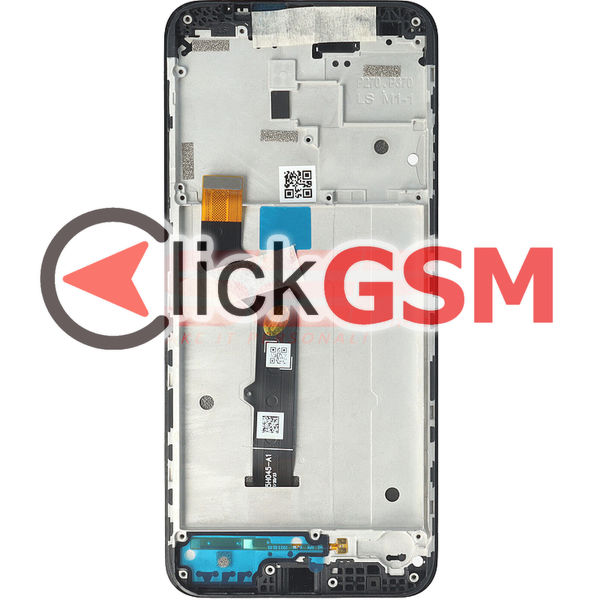 Piesa Display Original Cu Touchscreen Si Rama Negru Motorola Moto E7 Plus 4l28