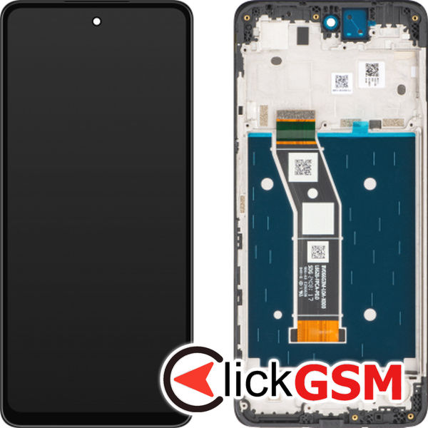 Piesa Piesa Display Original Cu Touchscreen Si Rama Negru Motorola Moto G24 42ue