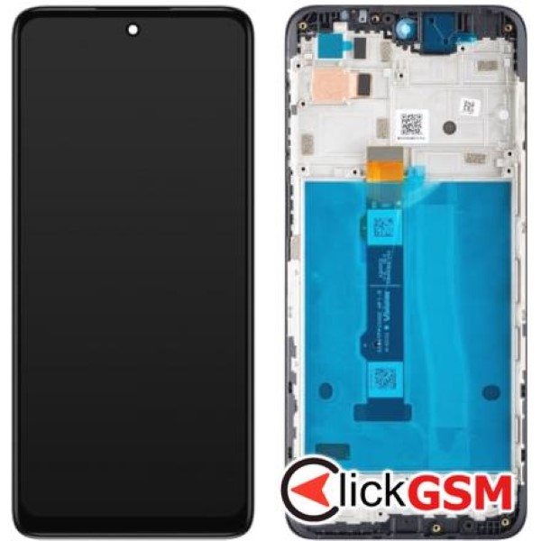 Piesa Display Original Cu Touchscreen Si Rama Negru Motorola Moto G42 31y6