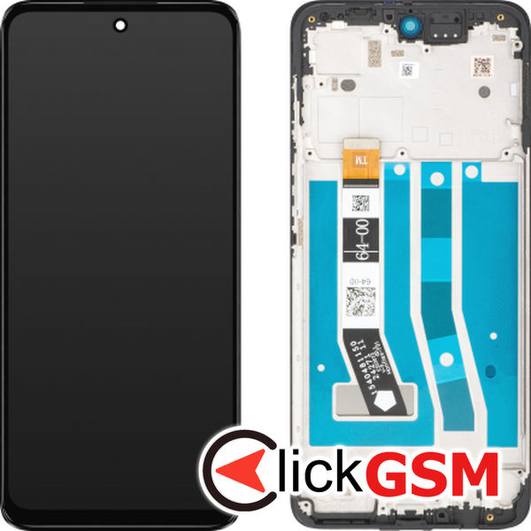 Piesa Display Original Cu Touchscreen Si Rama Negru Motorola Moto G55 5g 47dg