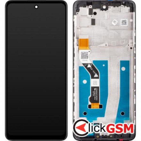 Piesa Display Original Cu Touchscreen Si Rama Negru Motorola Moto G60s 27yz