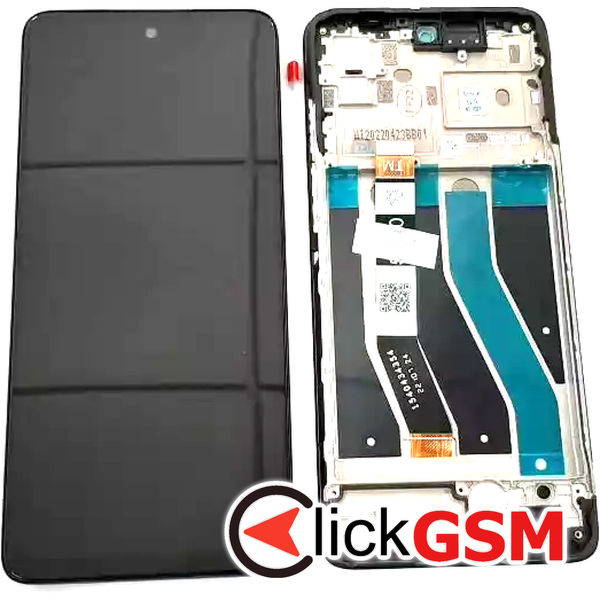 Piesa Piesa Display Original Cu Touchscreen Si Rama Negru Motorola Moto G62 5g 31nn