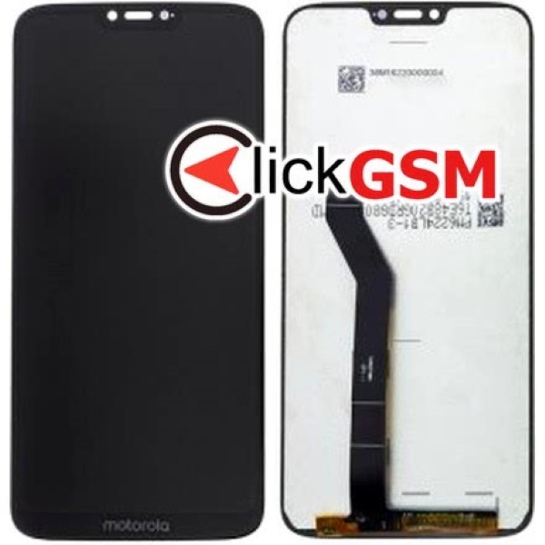 Piesa Display Original Cu Touchscreen Si Rama Negru Motorola Moto G7 Plus To4