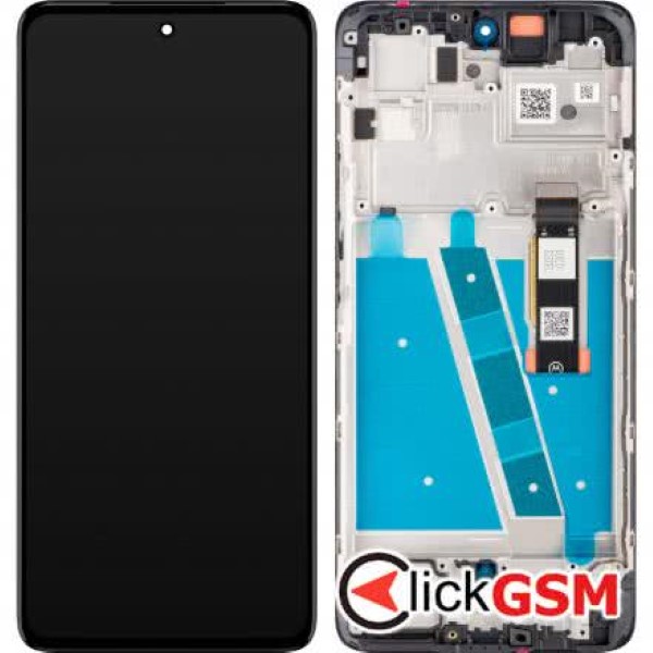 Piesa Display Original Cu Touchscreen Si Rama Negru Motorola Moto G72 2xi8