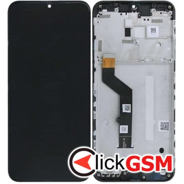 Piesa Display Original Cu Touchscreen Si Rama Negru Motorola Moto G9 Play 3aqm