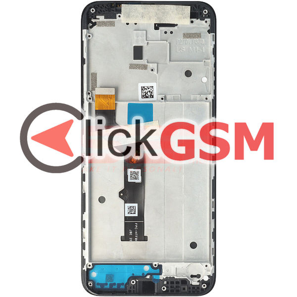 Piesa Display Original Cu Touchscreen Si Rama Negru Motorola Moto G9 Play 4l26