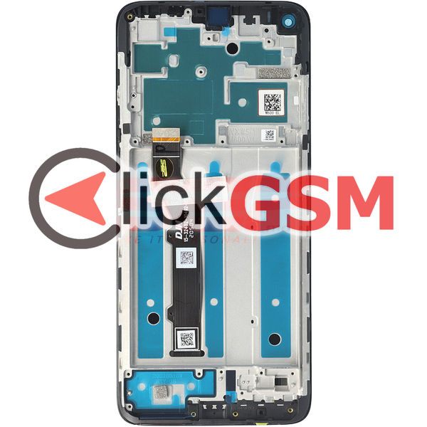 Piesa Display Original Cu Touchscreen Si Rama Negru Motorola Moto G9 Plus 4l8e