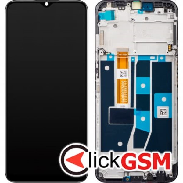 Piesa Display Original Cu Touchscreen Si Rama Negru Oppo A54s 264k