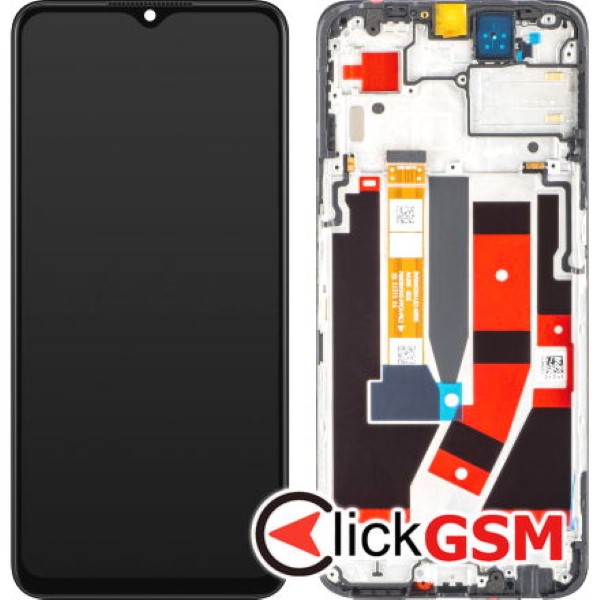 Piesa Display Original Cu Touchscreen Si Rama Negru Oppo A77 5g 2y4s