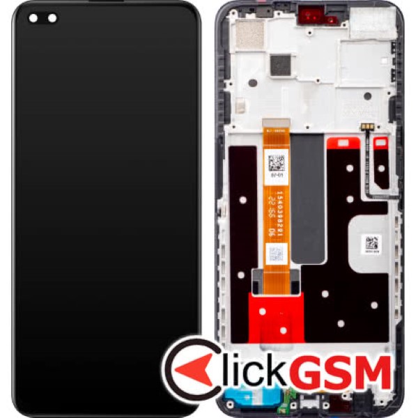 Piesa Display Original Cu Touchscreen Si Rama Negru Oppo A92s 1w5c