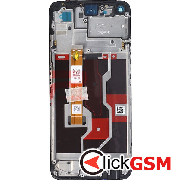 Piesa Display Original Cu Touchscreen Si Rama Negru Oppo A96 433z