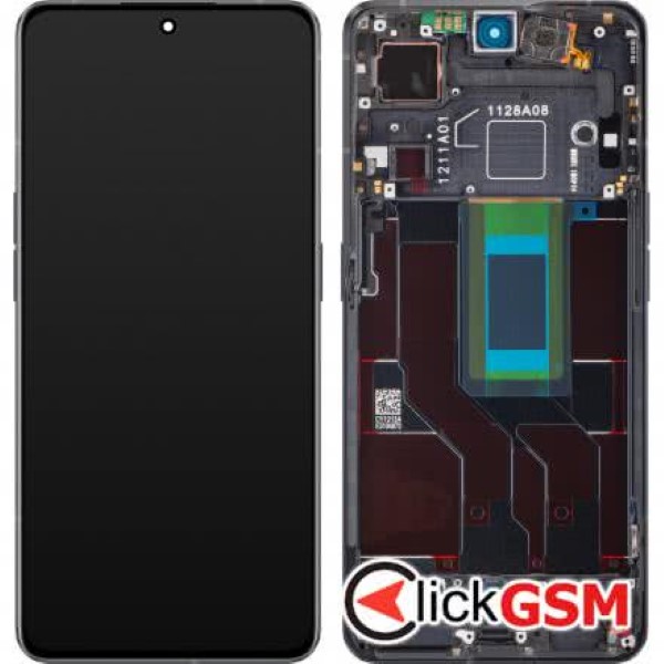 Piesa Display Original Cu Touchscreen Si Rama Negru Oppo Reno8 Pro.plus 264b