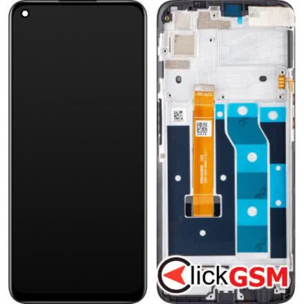 Piesa Display Original Cu Touchscreen Si Rama Negru Realme 6s 2y4y