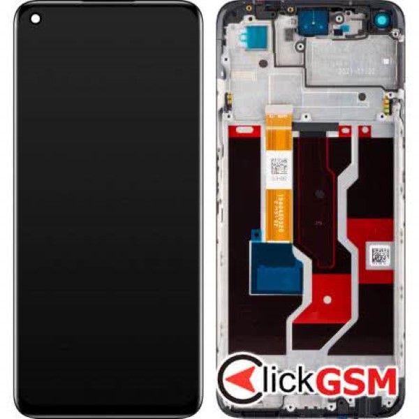 Piesa Display Original Cu Touchscreen Si Rama Negru Realme 9i 2xig