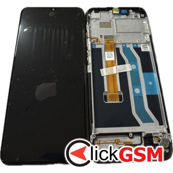 Piesa Display Original Cu Touchscreen Si Rama Negru Realme C11 2czn