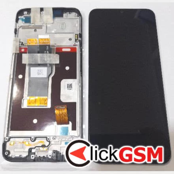 Piesa Display Original Cu Touchscreen Si Rama Negru Realme C31 Q0h