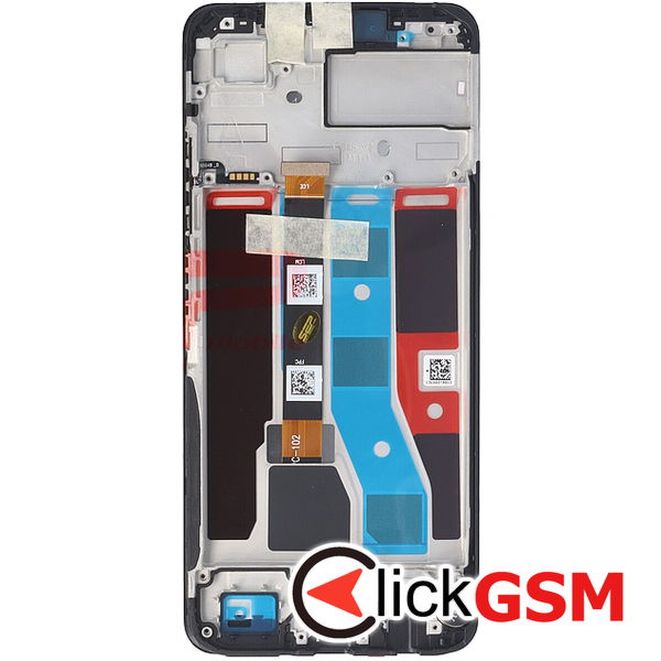 Piesa Display Original Cu Touchscreen Si Rama Negru Realme C51 4344