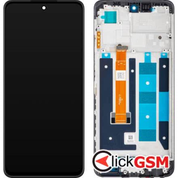 Piesa Piesa Display Original Cu Touchscreen Si Rama Negru Realme C55 2y57