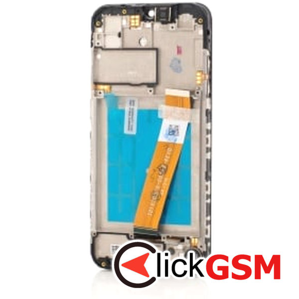 Piesa Display Original Cu Touchscreen Si Rama Negru Samsung Galaxy A01 B6p