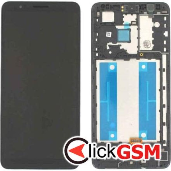 Piesa Piesa Display Original Cu Touchscreen Si Rama Negru Samsung Galaxy A01 Core 33lk