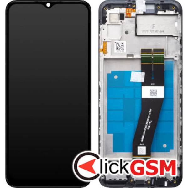 Piesa Display Original Cu Touchscreen Si Rama Negru Samsung Galaxy A03 1ent