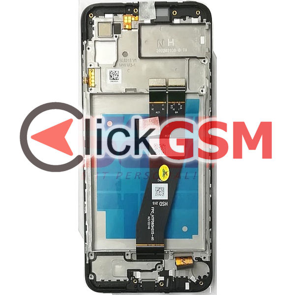 Piesa Display Original Cu Touchscreen Si Rama Negru Samsung Galaxy A03 4ken