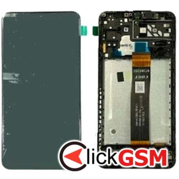 Piesa Display Original Cu Touchscreen Si Rama Negru Samsung Galaxy A04s 1n27