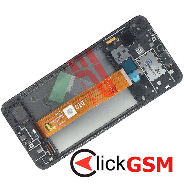 Piesa Piesa Display Original Cu Touchscreen Si Rama Negru Samsung Galaxy A12 4l1g