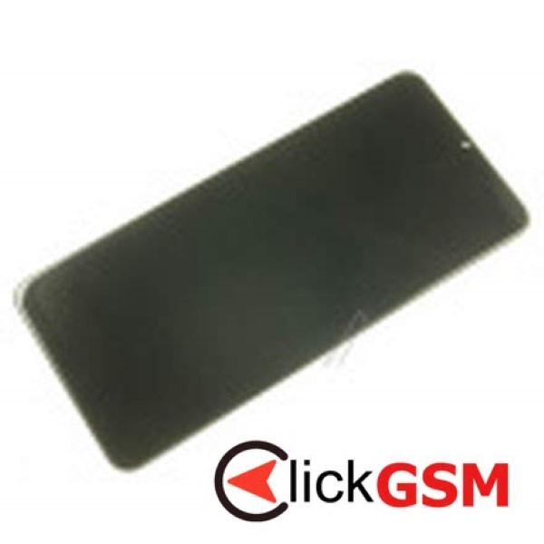 Piesa Piesa Display Original Cu Touchscreen Si Rama Negru Samsung Galaxy A12 Igy