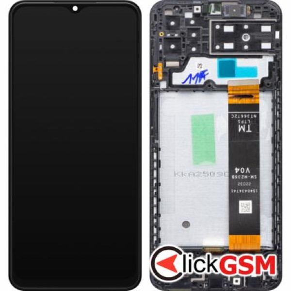 Piesa Display Original Cu Touchscreen Si Rama Negru Samsung Galaxy A13 2wm1