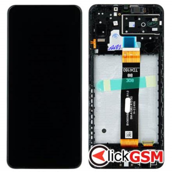 Piesa Display Original Cu Touchscreen Si Rama Negru Samsung Galaxy A13 5g 2wlt