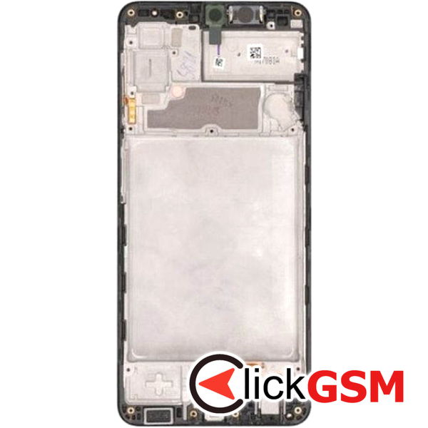 Piesa Display Original Cu Touchscreen Si Rama Negru Samsung Galaxy A22 40nq