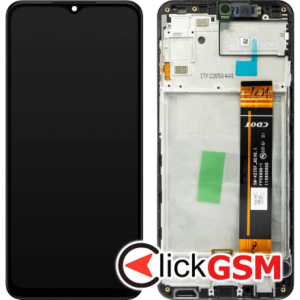 Piesa Display Original Cu Touchscreen Si Rama Negru Samsung Galaxy A23 1kqh