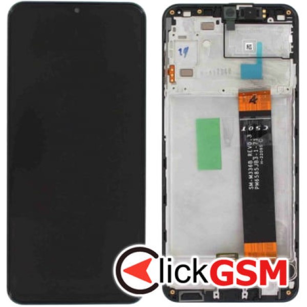 Piesa Display Original Cu Touchscreen Si Rama Negru Samsung Galaxy A23 3dd3