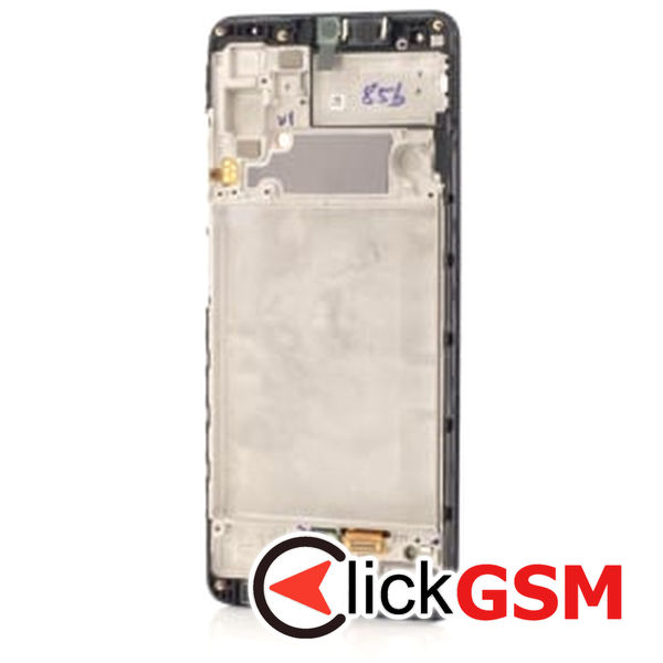 Piesa Piesa Display Original Cu Touchscreen Si Rama Negru Samsung Galaxy A32 B4i