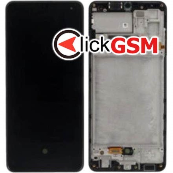 Piesa Display Original Cu Touchscreen Si Rama Negru Samsung Galaxy A32 S05