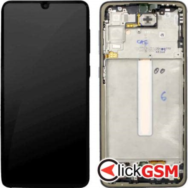 Piesa Display Original Cu Touchscreen Si Rama Negru Samsung Galaxy A33 5g 2wo6