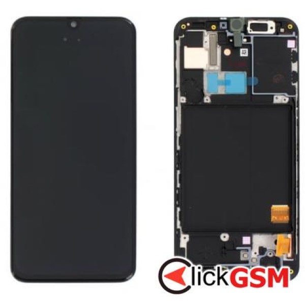 Piesa Display Original Cu Touchscreen Si Rama Negru Samsung Galaxy A40 2woc